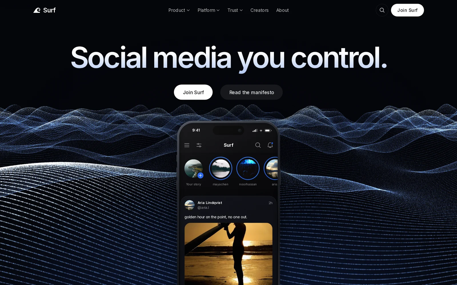 Surf screenshot